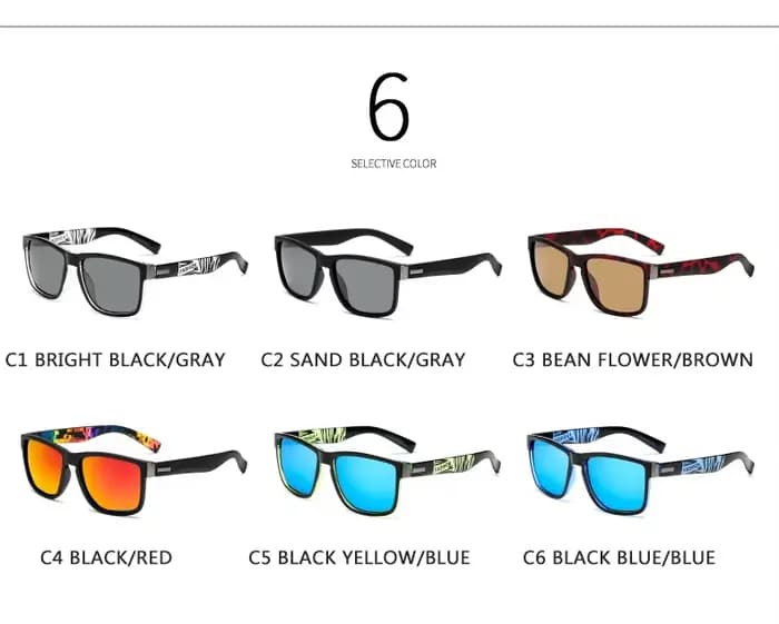 Lunettes de soleil polarisées vintage pour hommes et femmes