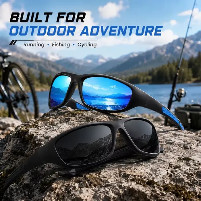 Lunettes de soleil de sport pour hommes