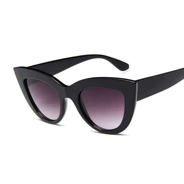 Nouveau rétro mode lunettes de soleil femme marque concepteur Vintage oeil de chat noir
