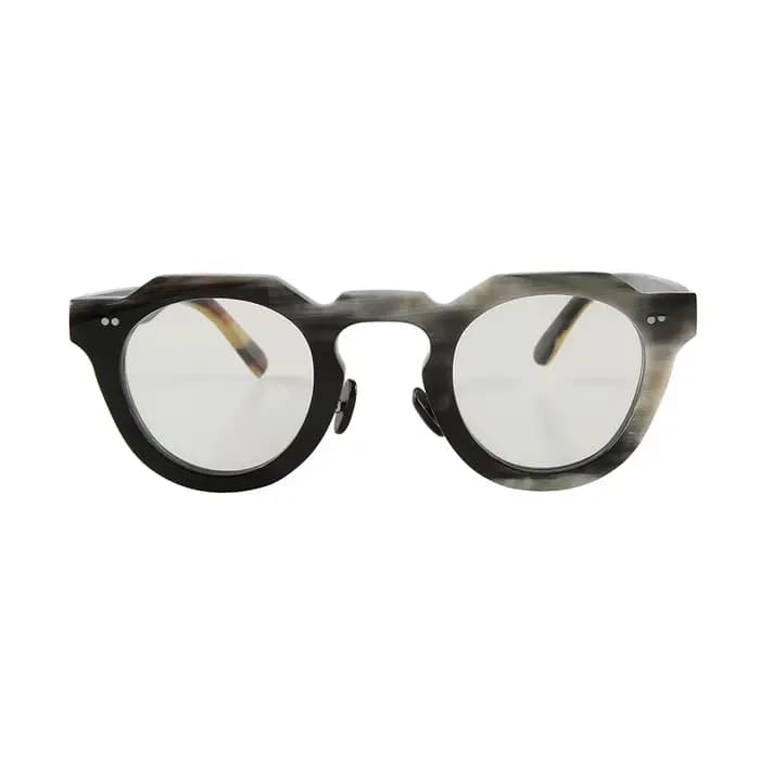 Super Optics-Lunettes à Monture en Corne Naturelle Rétro, Classique, Marque Française de Luxe, RiSALE, Sur Mesure, Faites à la Main, Uniques