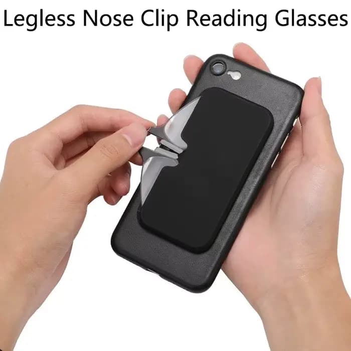 Pince-nez lunettes de lecture portables sans monture ultra-mince