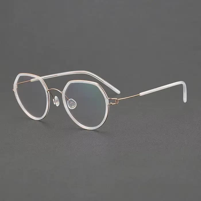 Danemark marque Deisgner sans vis lunettes montures ultra-léger femme Anti-bleu myopie