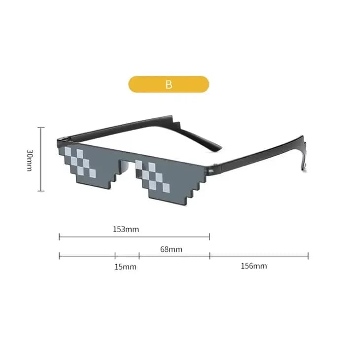 Lunettes de soleil Thug Life 8 bits