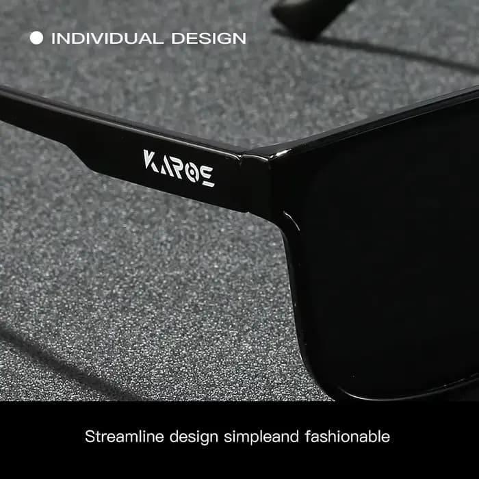 KAROS surdimensionné mode lunettes de soleil polarisées hommes femmes en plein air grand cadre