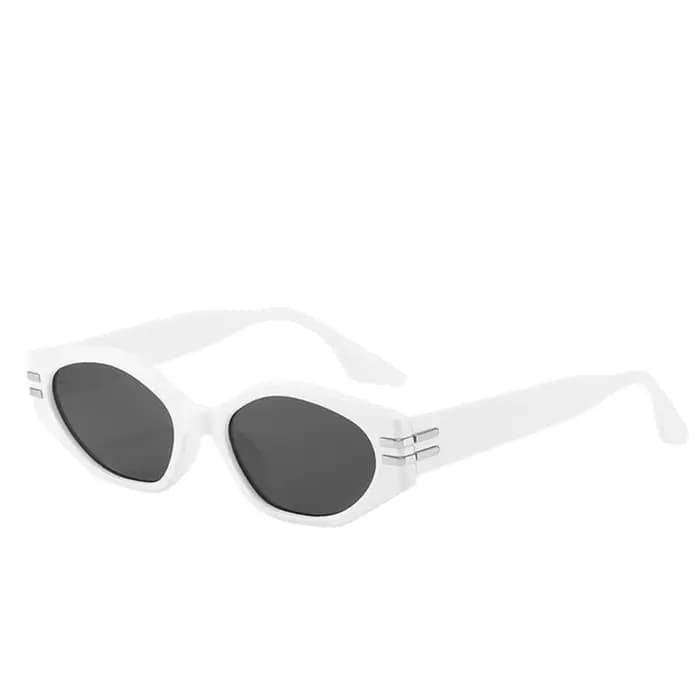 Lunettes de soleil rétro à monture étroite pour hommes et femmes