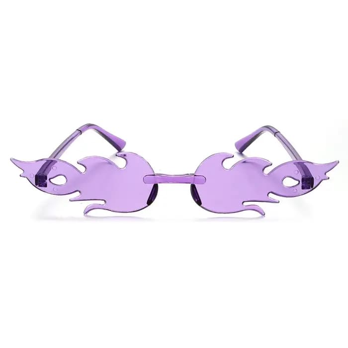 Lunettes de soleil flamme de feu pour femmes