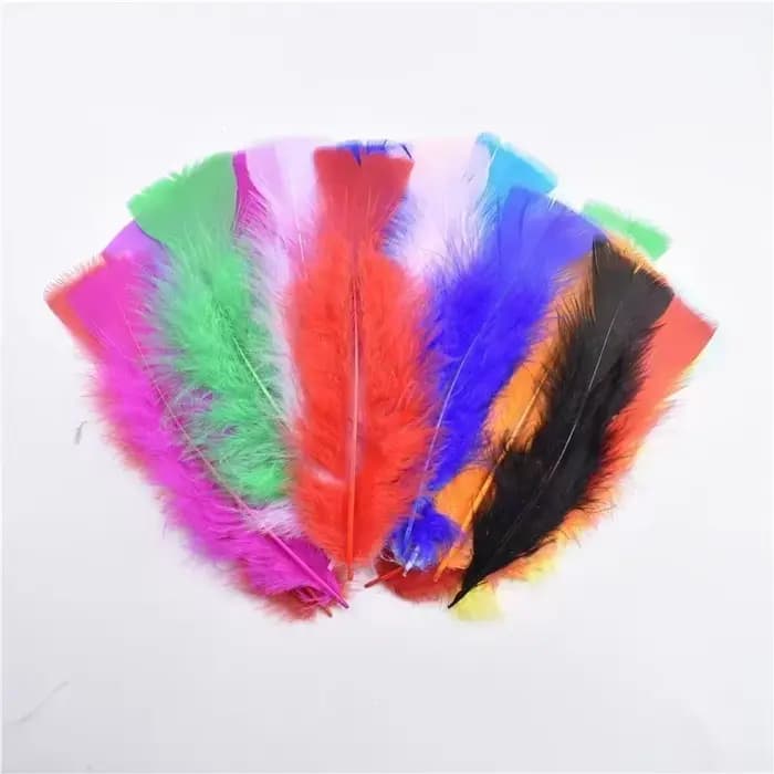 Plumes de dinde pour l'artisanat, 12-17 cm, attrape-rêves, décoration en plumes, fabrication de bijoux, accessoires artisanaux, décoration de mariage et de fête
