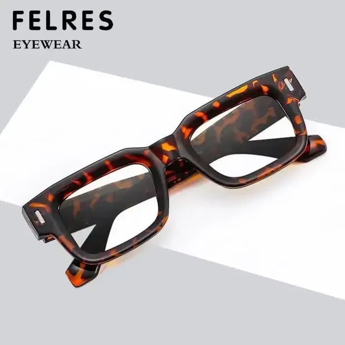 FELRES hommes femmes cadre épais Anti lumière bleue lunettes de lecture classique