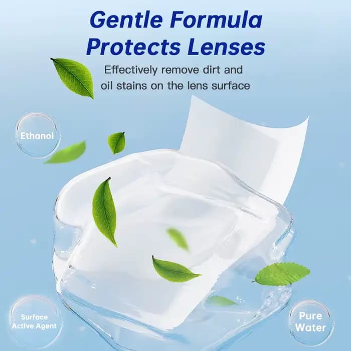 Lingettes de nettoyage pour lentilles de lunettes, 100 pièces, pour lunettes de soleil, téléphone portable, écran iPad, pré-humidifiées, outils en microfibre emballés individuellement