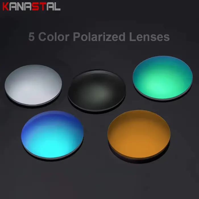 Lentilles de lunettes de soleil vertes polarisées