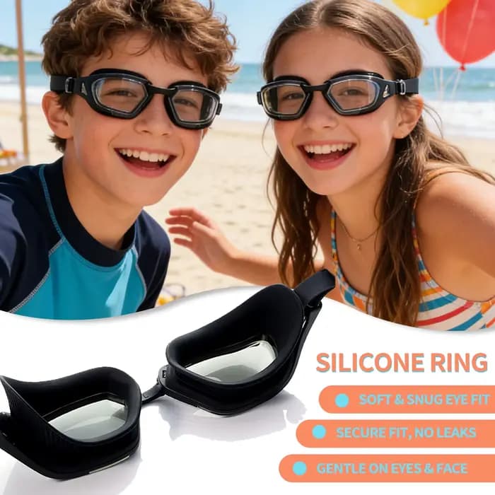 1 paire de lunettes de natation unisexes pour adultes