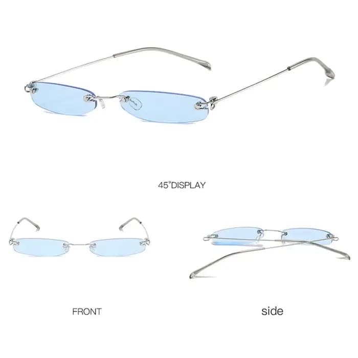 Lunettes de soleil rectangulaires SAINT sans monture