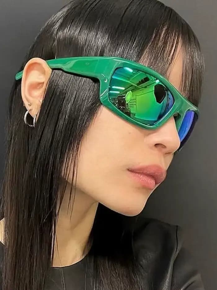 Nouvelles lunettes de soleil vertes pour hommes et femmes