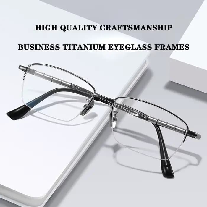 Monture de lunettes en titane pur pour hommes