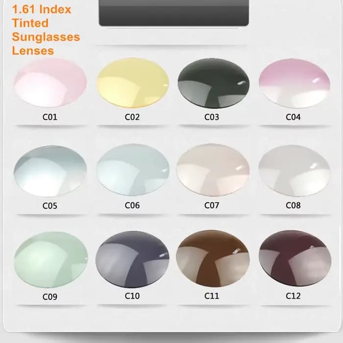 Lentilles de lunettes de soleil anti-absorbe ouissement et anti-UV pour les délinquants index