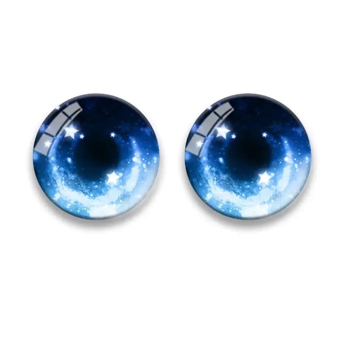 Verre paillettes cristal yeux artisanat ours Animal poupées à monter soi-même accessoires de marionnettes jouets en peluche pièces RT008
