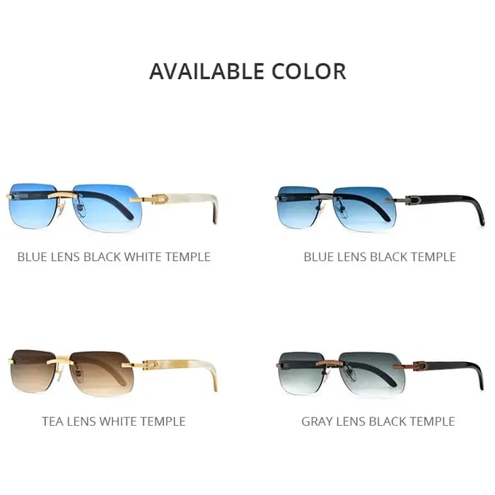 Lunettes HEPIDEM en corne de buffle pour femmes