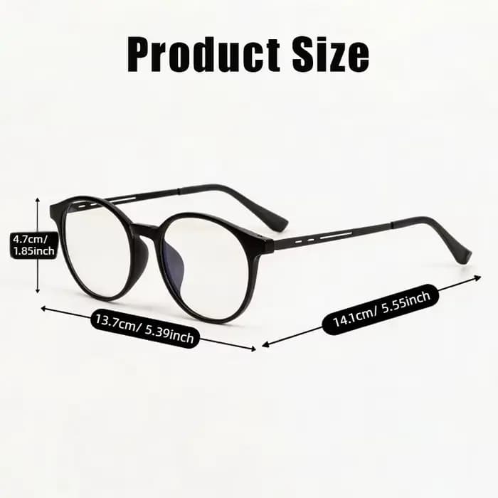 Lunettes de lecture photochromiques à monture ronde pour hommes