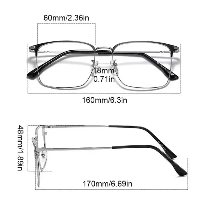 160mm grande taille lunettes cadre hommes grand visage affaires