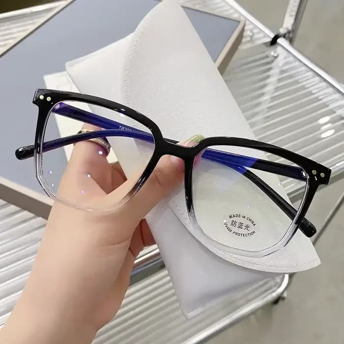 Femmes élégantes surdimensionnées lunettes de lecture unisexe grand cadre HD lentille