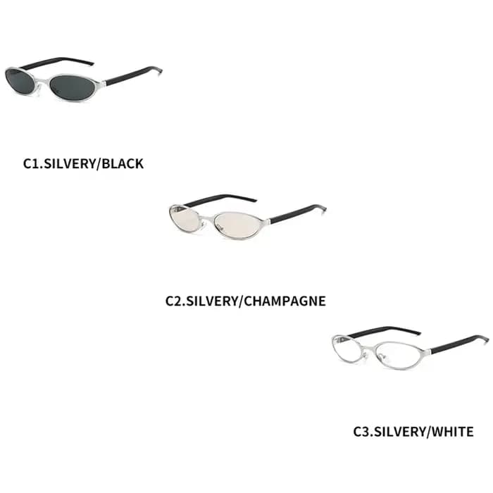 SHAUNA Nouvelles lunettes de soleil ovales de petite taille pour femmes UV400