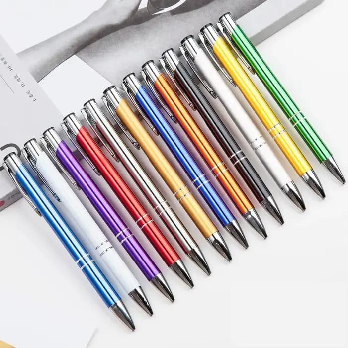En gros 100 50 20 pièces graveur Laser personnalisé Logo stylo à bille créatif école d'affaires anniversaire mariage petit cadeau