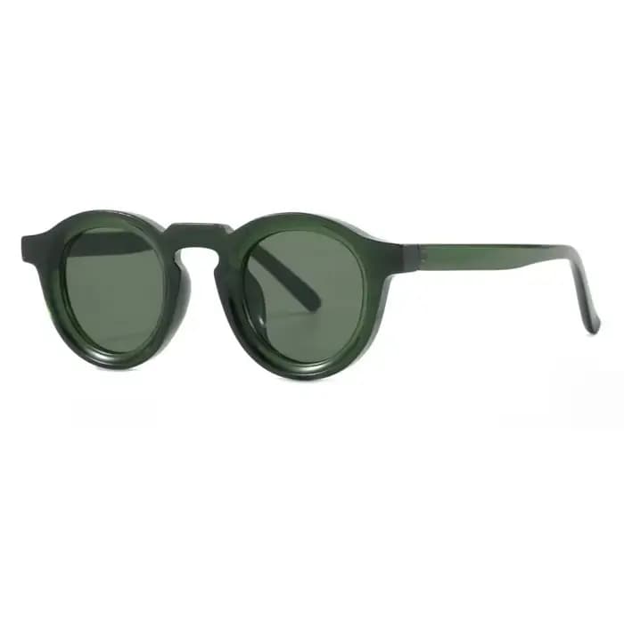 Lunettes de soleil rondes femmes hommes Punk nuances rétro tendance