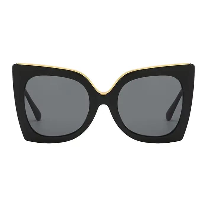 Lunettes de soleil surdimensionnées papillon tendance pour femme