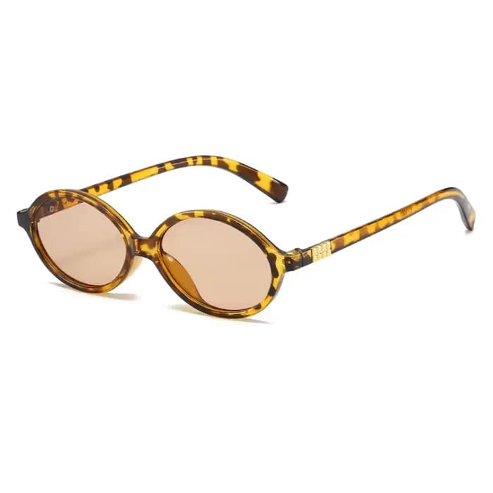 Lunettes de soleil ovales pour femmes, lunettes de soleil à petit cadre noir, lunettes rétro pour femmes, verres clairs, lunettes pour dames, nouvelle marque de mode, ChimUV400