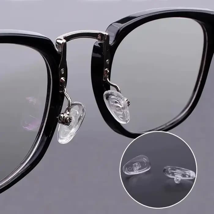 5-30 paires de coussinets de nez en silicone pour lunettes