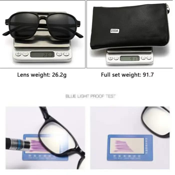 Ensemble de lunettes de soleil 6 en 1 à Clip magnétique pour homme et femme