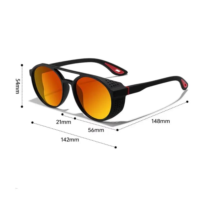 Lunettes de soleil polarisées avec protections latérales