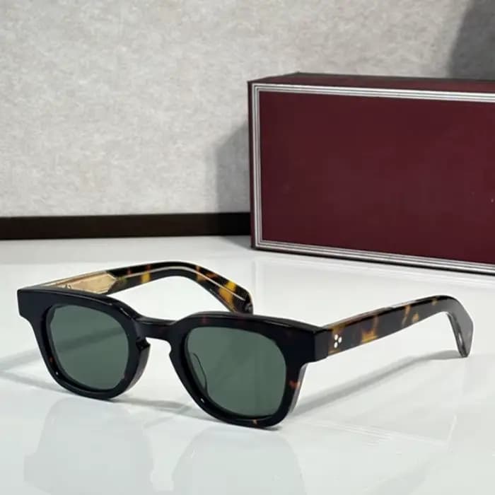 Lunettes de soleil de luxe classiques JULIEN - Modèle rétro artisanal unisexe
