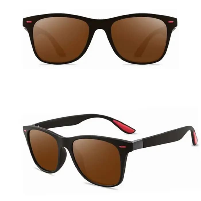 Lunettes de soleil carrées polarisées classiques pour hommes et femmes