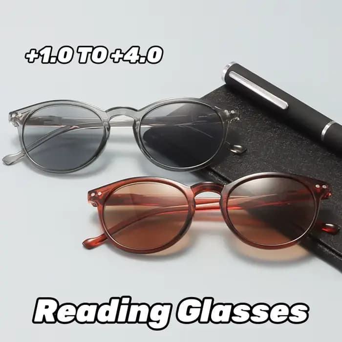 Lunettes de soleil rondes pour presbytie