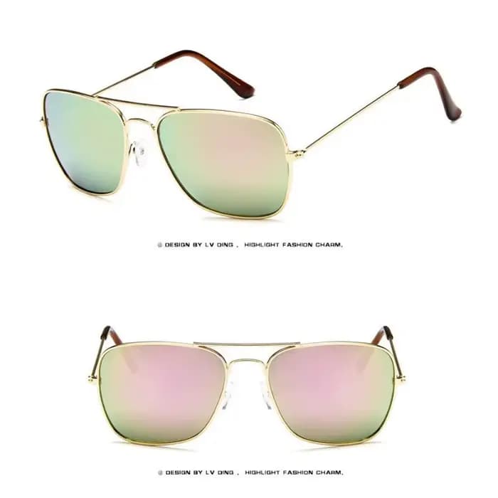 Lunettes de soleil carrées plates pour hommes Samjune, marque de créateur