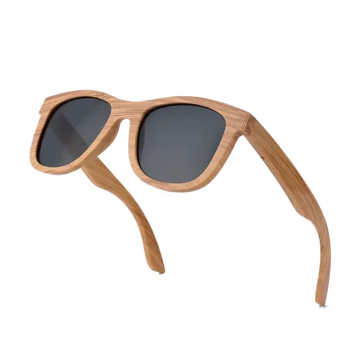 Plastiques bois bambou lunettes de soleil hommes femmes classique mode UV400 Vintage conduite