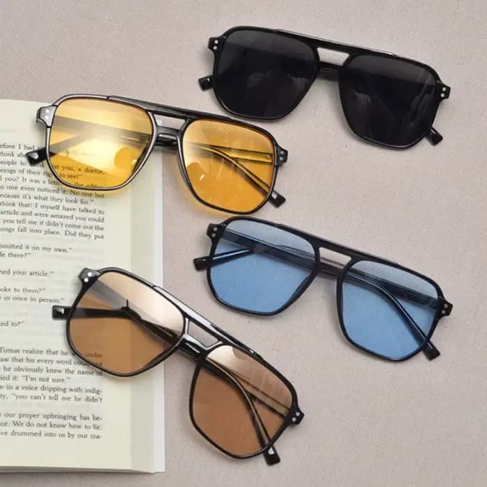 Lunettes de soleil punk vintage pour hommes et femmes