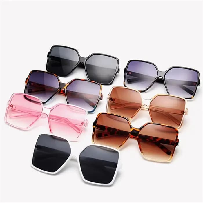 Lunettes de soleil de luxe surdimensionnées pour femmes
