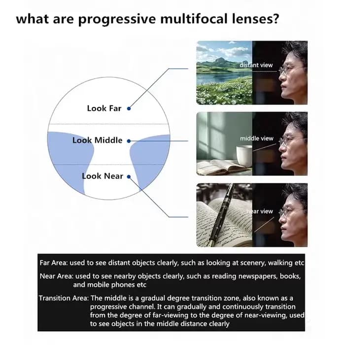 1.61 1.67 1.74 lentilles multifocales progressives