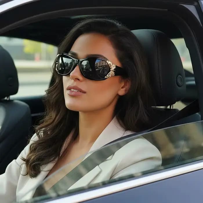 Lunettes de soleil papillon à la mode et élégantes pour femmes