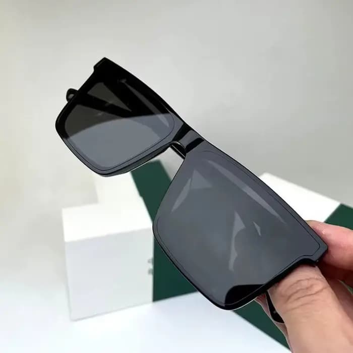 Lunettes de soleil à monture carrée punk pour femmes et hommes
