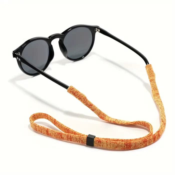 Lot de 3 sangles antidérapantes réglables pour lunettes de sport avec cordon pour hommes et femmes