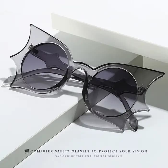 Lunettes de soleil chauve-souris uniques pour femmes