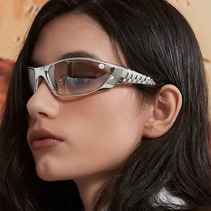 Lunettes de soleil esthétiques Y2K des années 2000