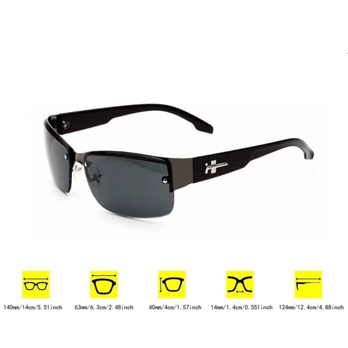 Lunettes de soleil vintage dégradées pour hommes et femmes