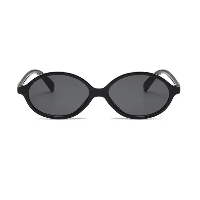 Nouvelles lunettes de soleil ovales pour femmes marque de mode noir petit cadre