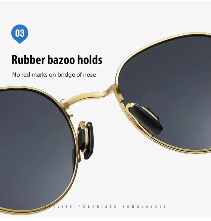 Prince lunettes de soleil polarisées reconstituant des anciennes manières rondes hommes femmes couleur miroir réfléchissant aluminium magnésium randonnée cyclisme