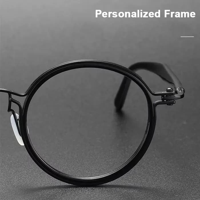 Lunettes rondes de luxe pour hommes et femmes