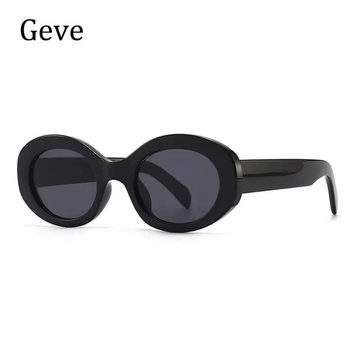 Vintage petites lunettes De soleil ovales femmes marque De luxe concepteur noir femme